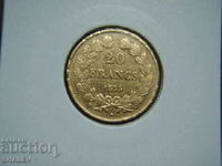 20 franci 1835 W Franța - AU (aur)