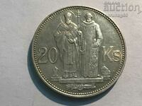 Slovacia 20 coroane 1941 Sfântul Chiril și Metodie (OR)