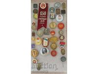 Badge collection. Education, school, university