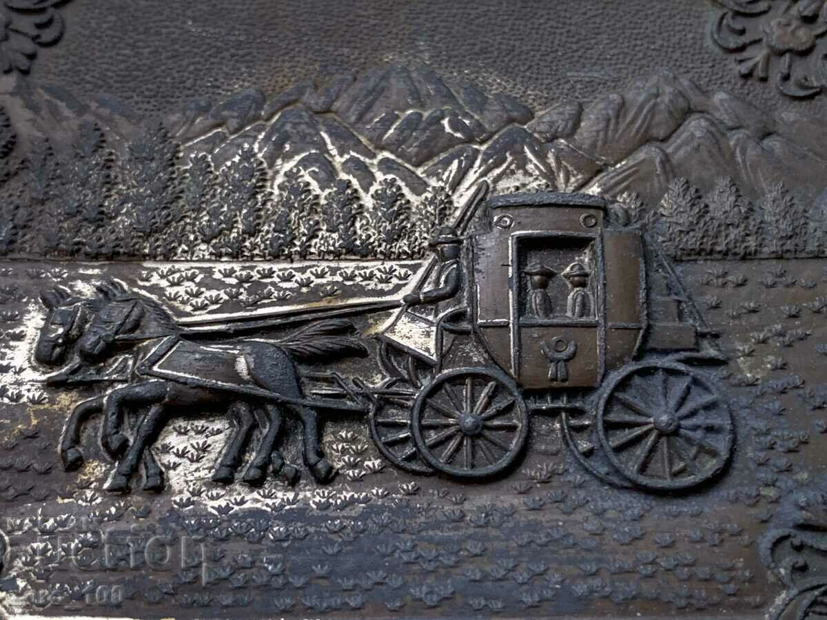 Old metal Japanese box with price 20.00 BGN | € 10.23 Old metal Japanese box with price 20.00 BGN | € 10.23