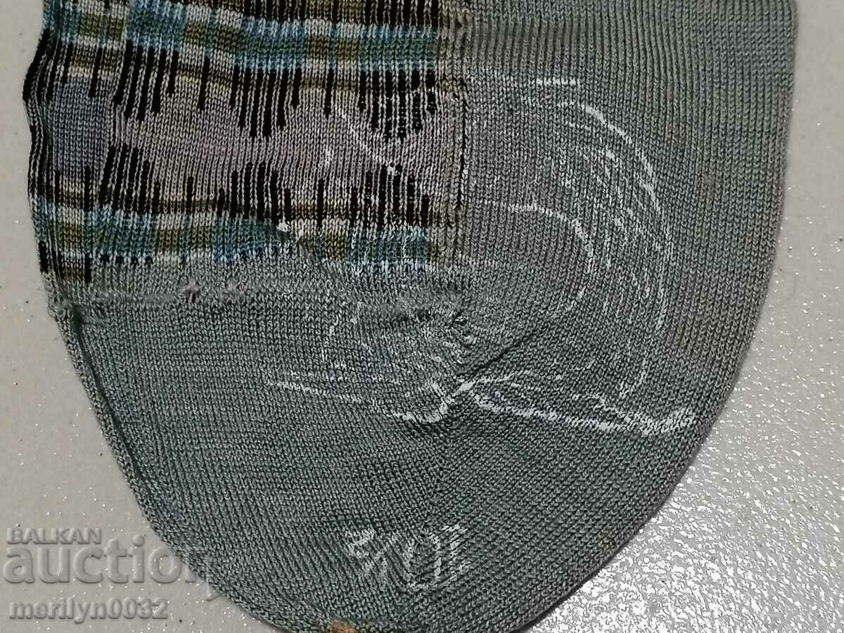 Machine-knitted socks in the fashion of 1924. Color Bulgaria NEW with price 92.00 BGN | € 47.04