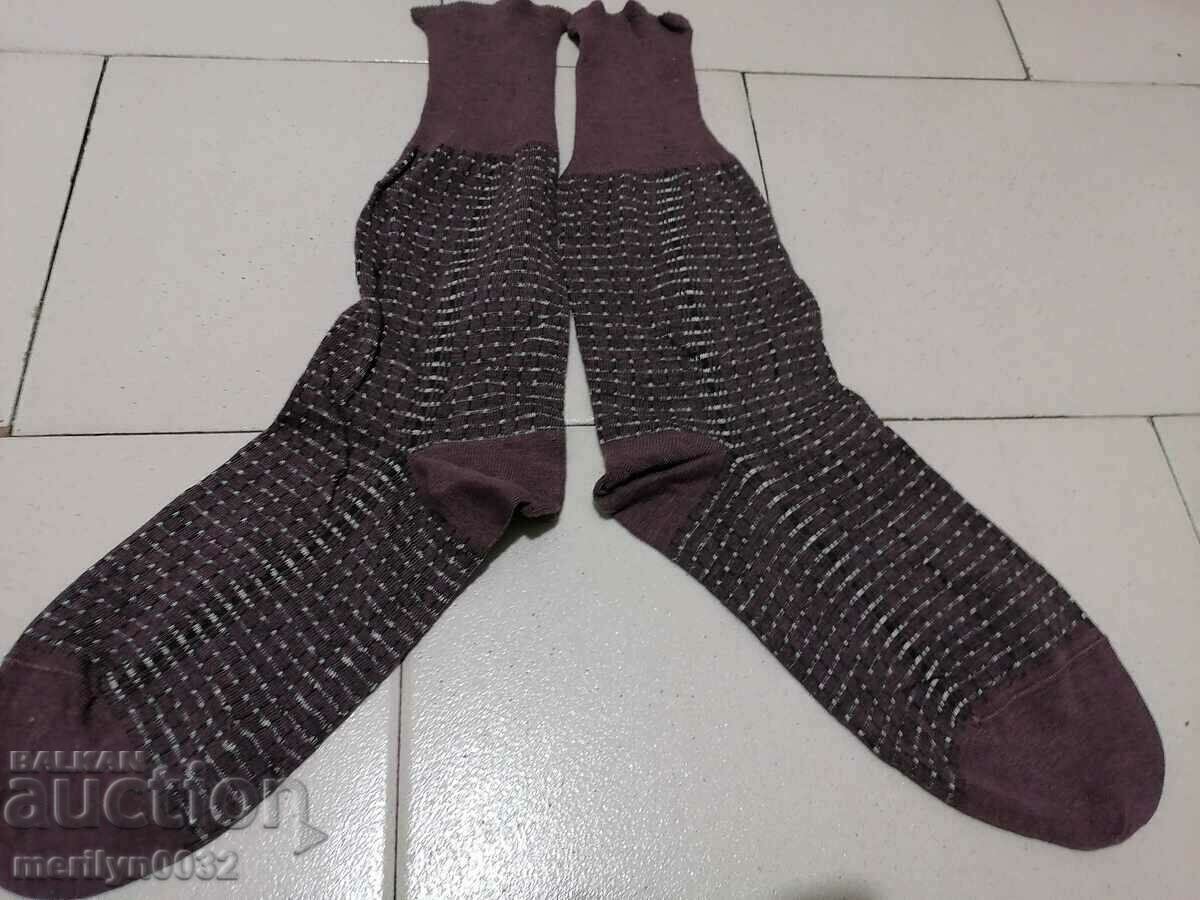Machine-knitted socks in the fashion of 1924. Color Bulgaria NEW with price 92.00 BGN | € 47.04