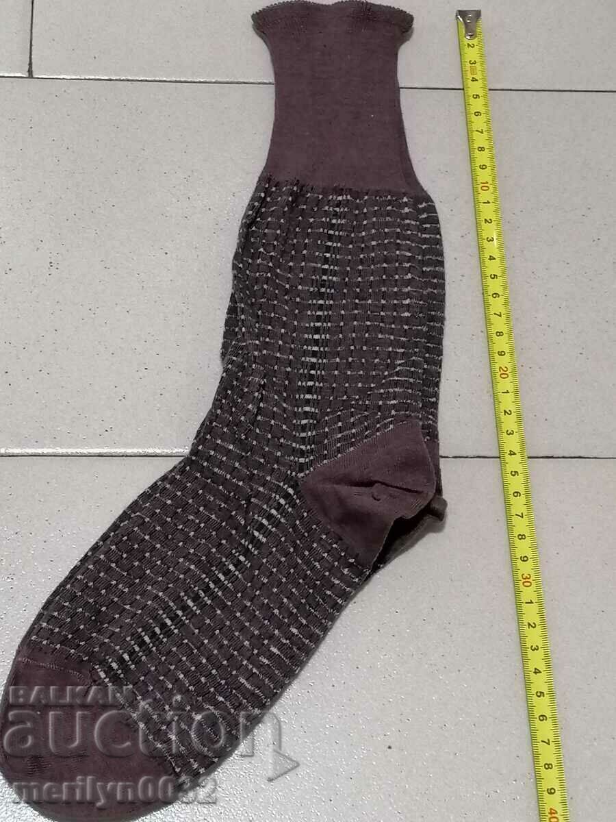 Machine-knitted socks in the fashion of 1924. Color Bulgaria NEW - 5