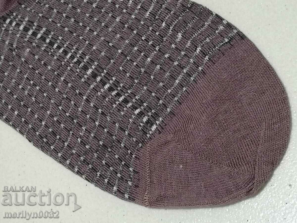 Machine-knitted socks in the fashion of 1924. Color Bulgaria NEW - 7