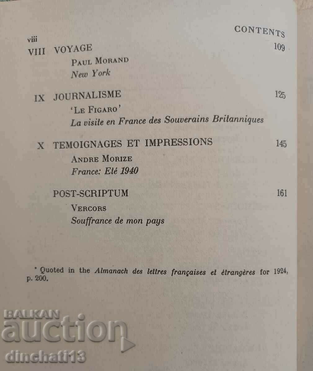 Delivery of Témoins d'une époque, 1905-1940 by Wilson Micks Delivery of Témoins d'une époque, 1905-1940 by Wilson Micks