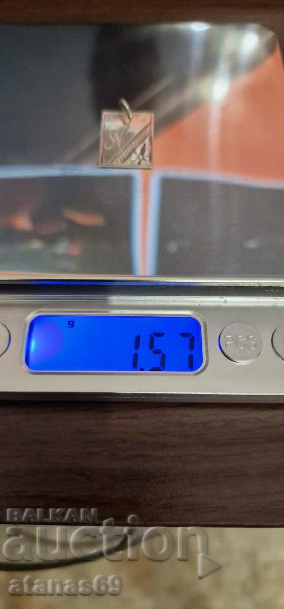 Аукцион Сребърна висулка - 1,57 гр. Аукцион Сребърна висулка - 1,57 гр.