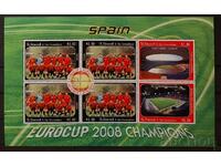 Saint Vincent and the Grenadines 2008 Sports/Soccer Spain Block MNH