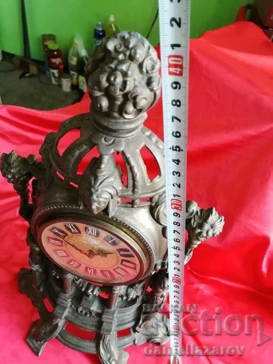 Vechi Ceas Baroc De Masă Mercedes - 6 Vechi Ceas Baroc De Masă Mercedes - 6