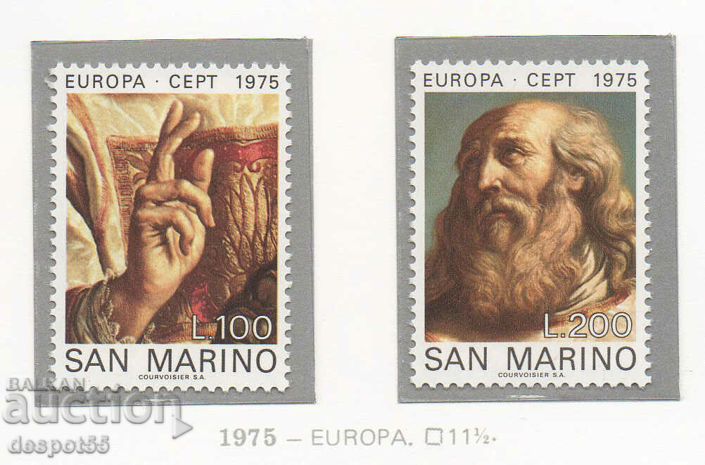 1975. Сан Марино. Европа - Картини.