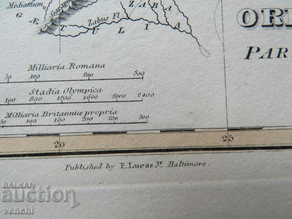 Auction 1819 - Map of the Roman Empire - west - original + Auction 1819 - Map of the Roman Empire - west - original +