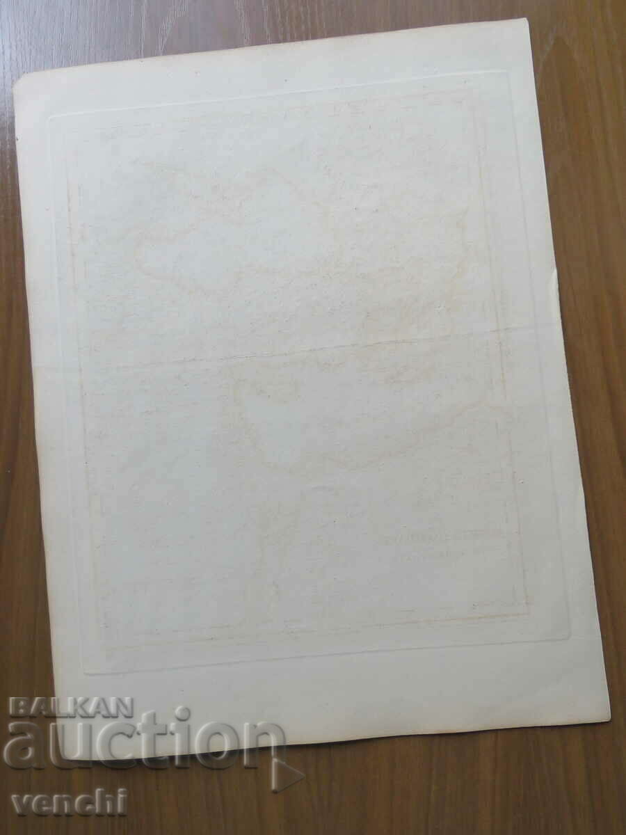 1819 - Harta Imperiului Roman - vest - original + - 6