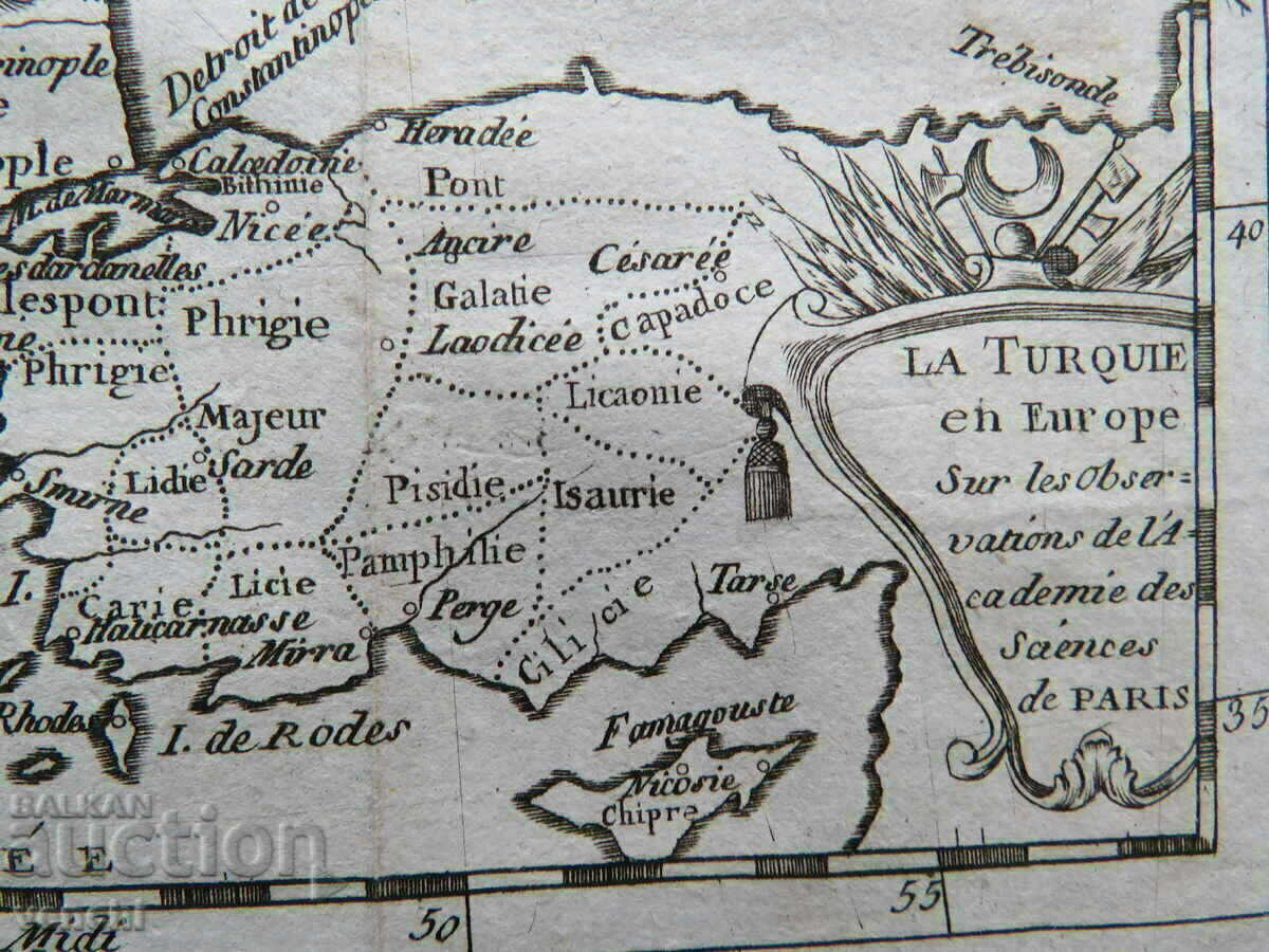 Auction 1769 - Map of Turkey in Europe - Bulgaria = original + Auction 1769 - Map of Turkey in Europe - Bulgaria = original +