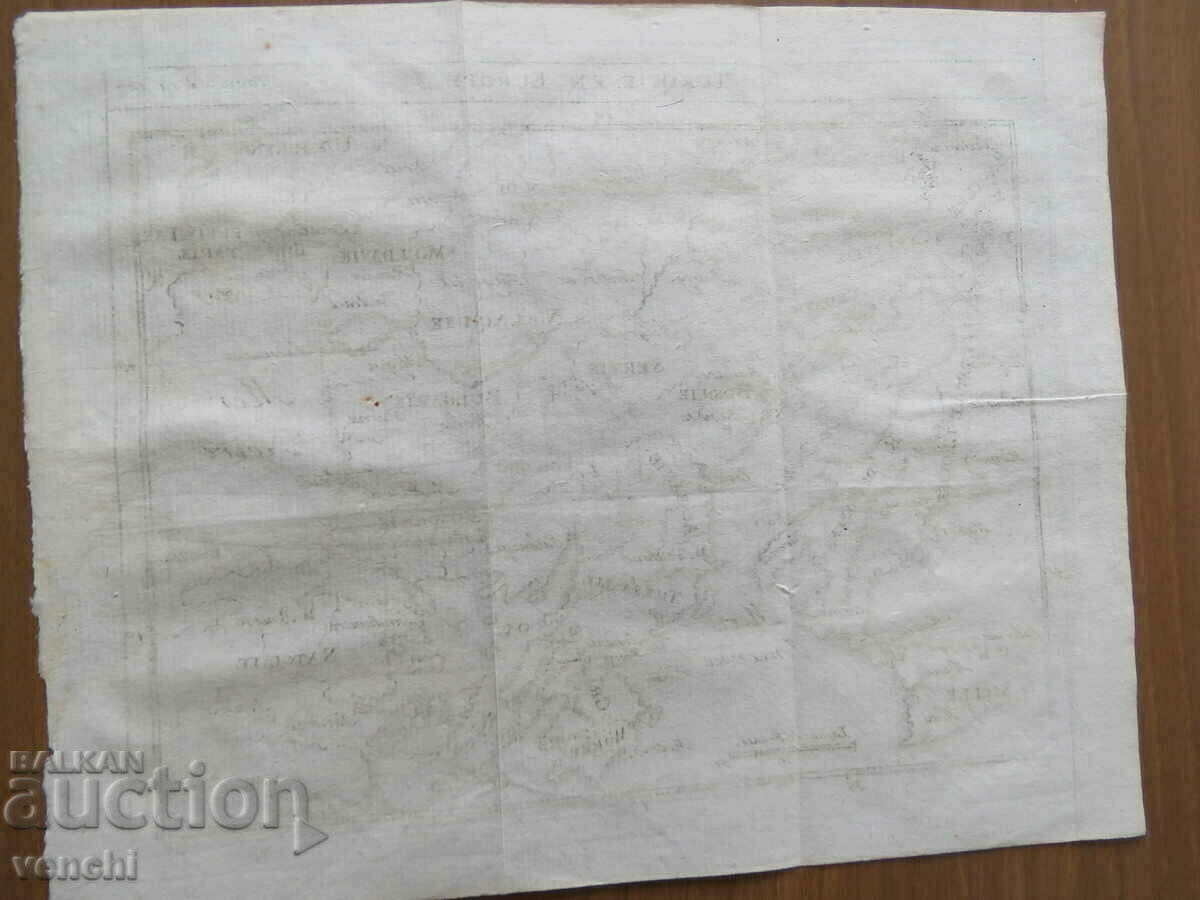 18th century - Map of Turkey in Europe - Bulgaria = original + - 5