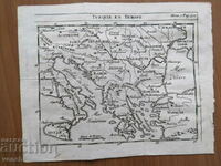 18 век - Карта на Турция в Европа - България = оригинал +