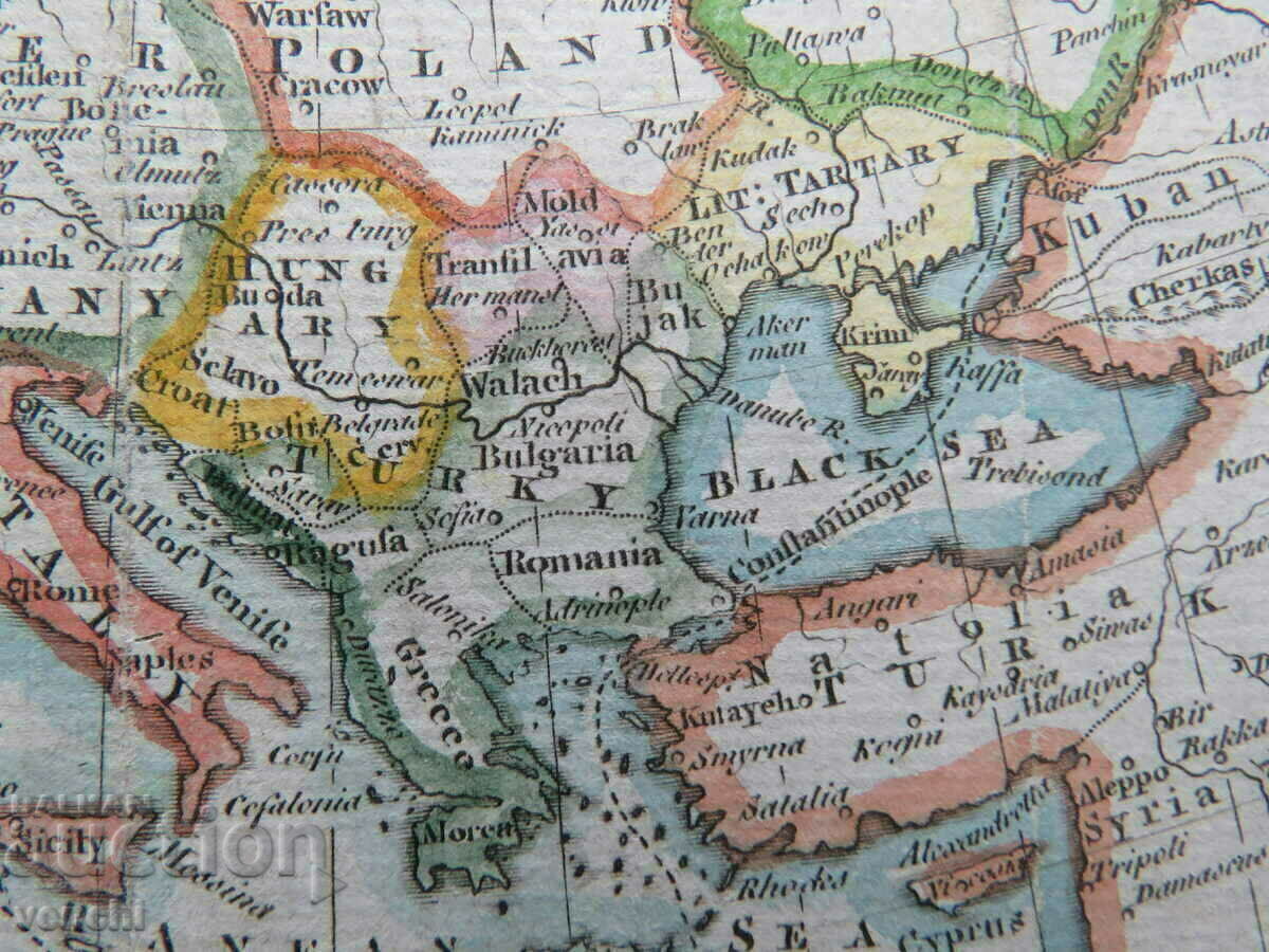 Licitație 1759 - Harta Europei - Kitchin = original +