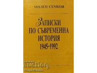 Note despre istoria modernă 1945-1992 - Milen Semkov