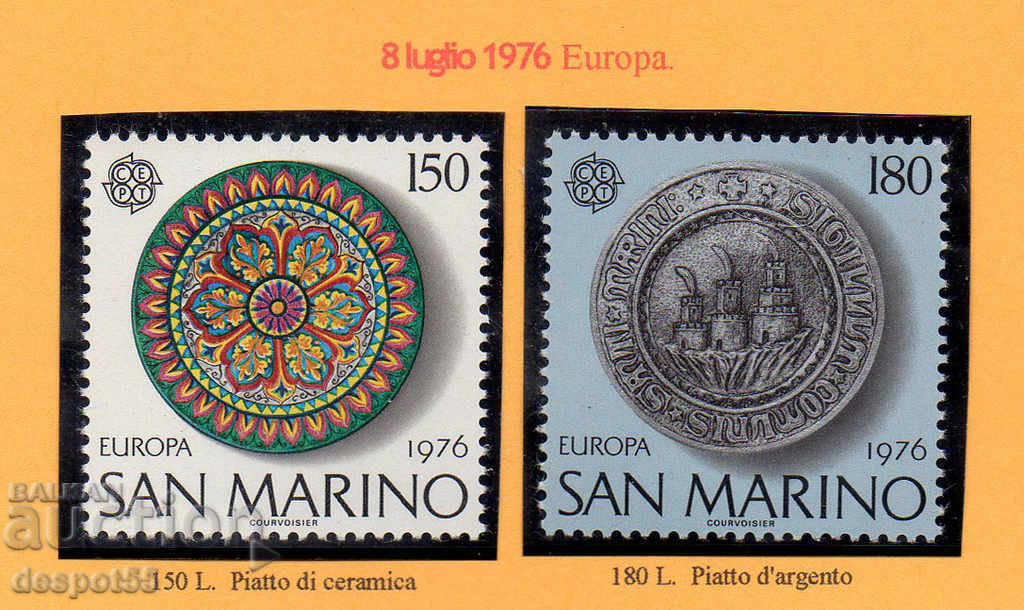 1976. Сан Марино. Европа.