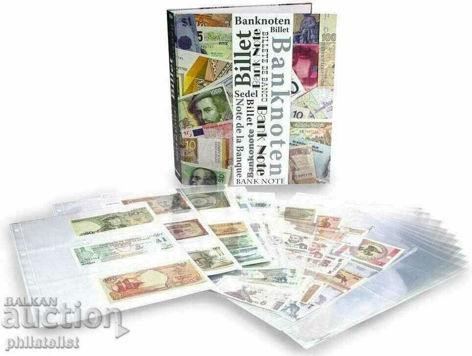 Banknote album "Maxi" 7921 for 110 banknotes with price 53.00 BGN | € 27.10 Banknote album "Maxi" 7921 for 110 banknotes with price 53.00 BGN | € 27.10
