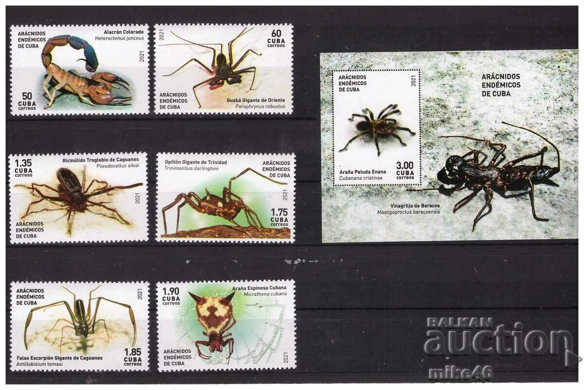 CUBA 2021 Insects clean series and block