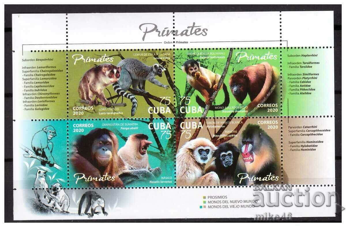Καθαρό μπλοκ Primates CUBA 2020