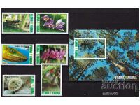 CUBA 2010 Flora and fauna clean series and block