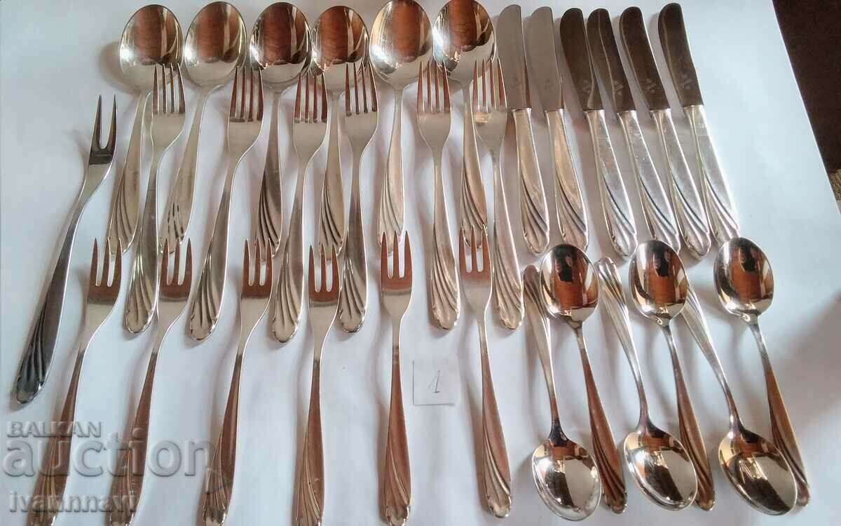 WMF unused thick silver plated flatware