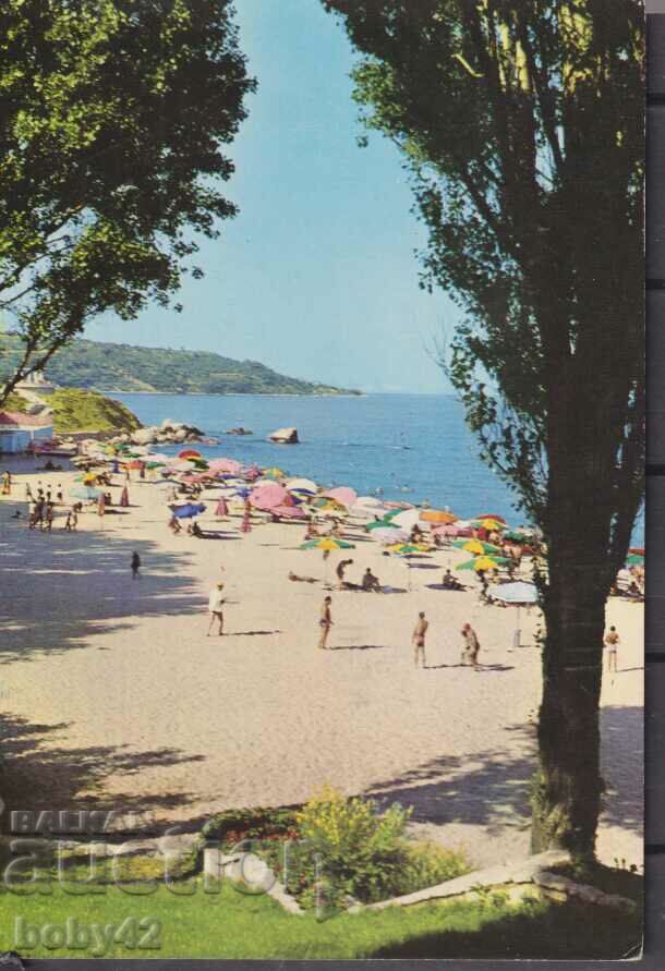 Варна- курорт Дружба, 60-те г., гръб-надпис