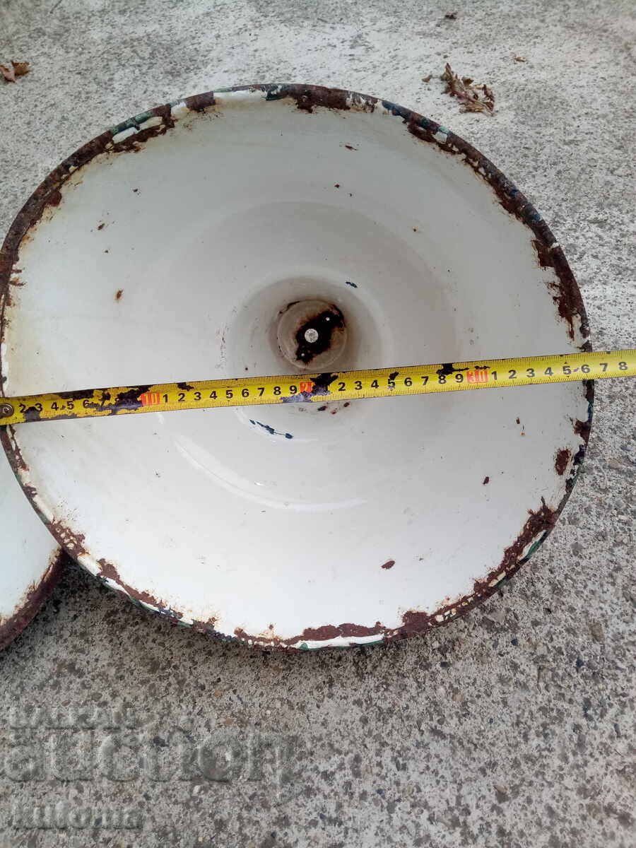 Old enamelled lamps - 5 Old enamelled lamps - 5