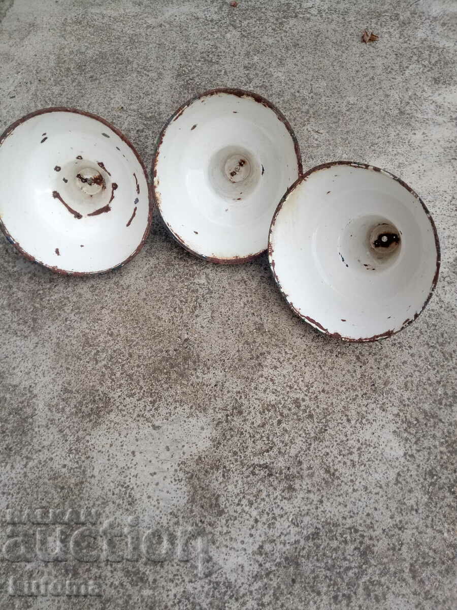 Old enamelled lamps - 6 Old enamelled lamps - 6