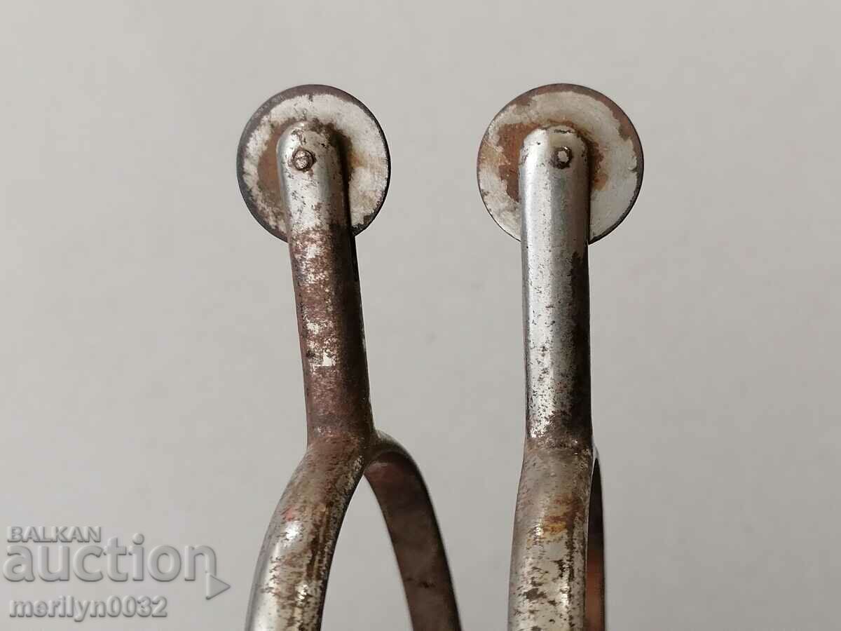 Auction Spurs from officer's boots Kingdom of Bulgaria uniform Auction Spurs from officer's boots Kingdom of Bulgaria uniform