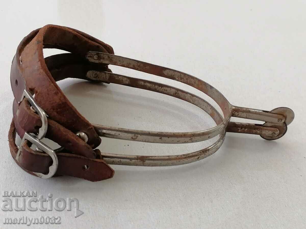 Spurs from officer's boots Kingdom of Bulgaria uniform - 5 Spurs from officer's boots Kingdom of Bulgaria uniform - 5