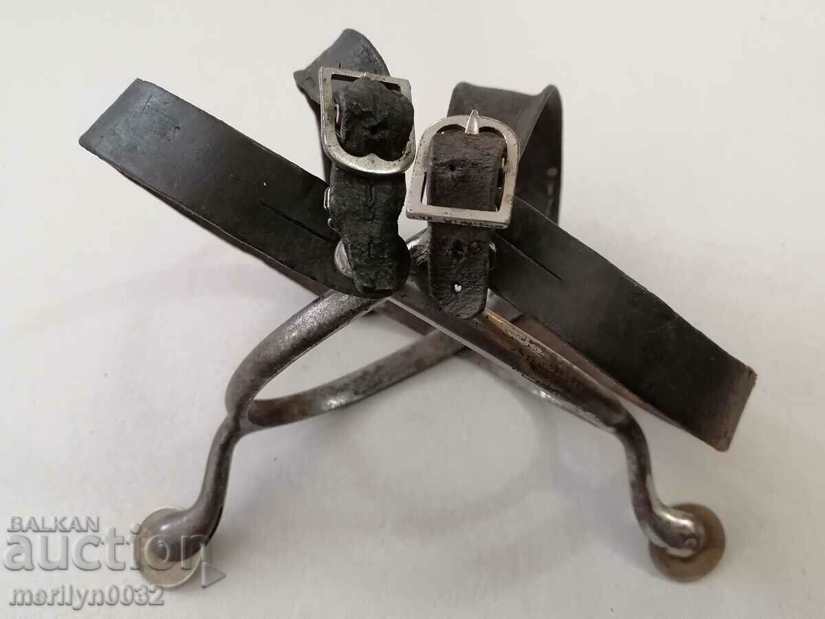 Spurs from officer's boots Kingdom of Bulgaria uniform - 5