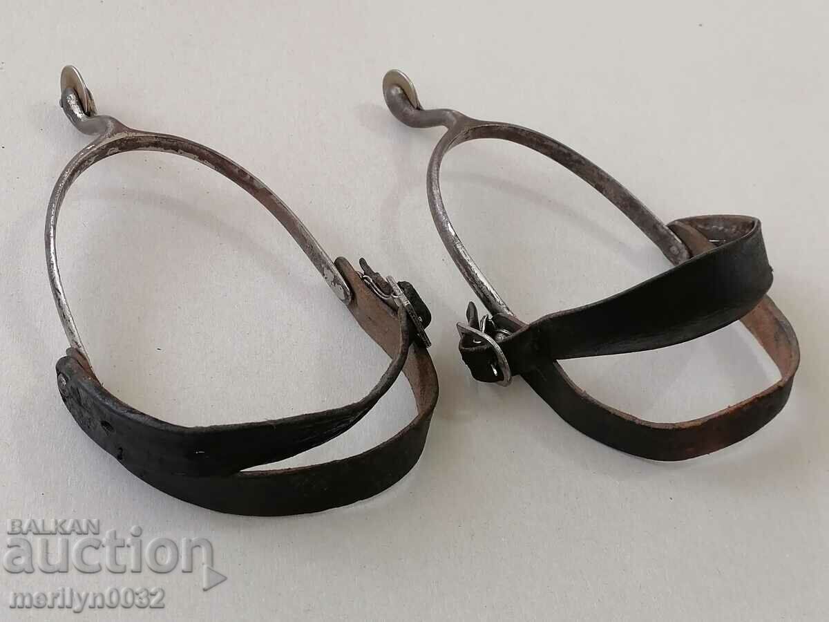 Spurs from officer's boots Kingdom of Bulgaria uniform - 6