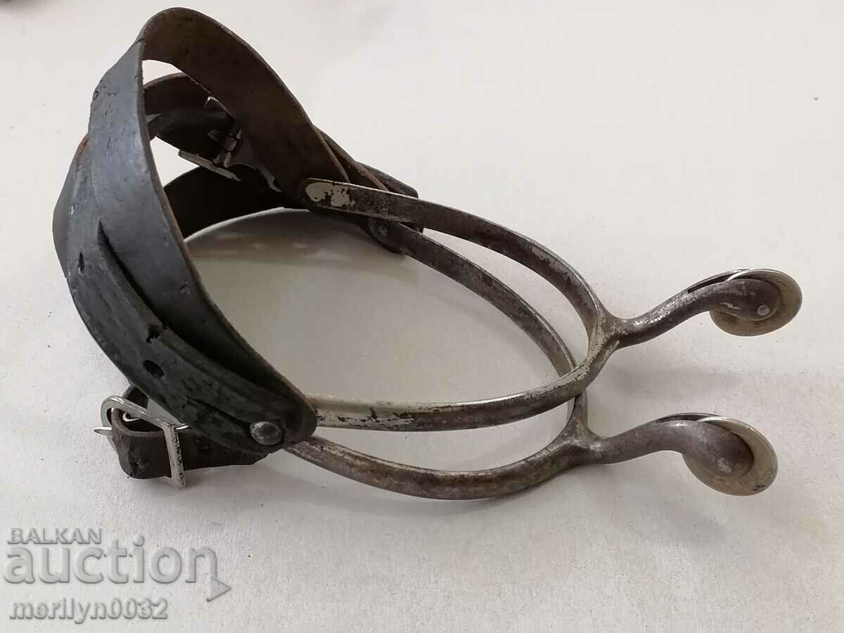 Spurs from officer's boots Kingdom of Bulgaria uniform