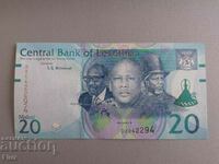 Банкнота - Лесото - 20 малоти UNC | 2021г.