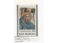 1980. San Marino. 1500 de la nașterea Sfântului Benedict.