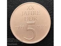 GDR. 5 stamps 1969 20 year GDR. COPPER-NICKEL. RARE!