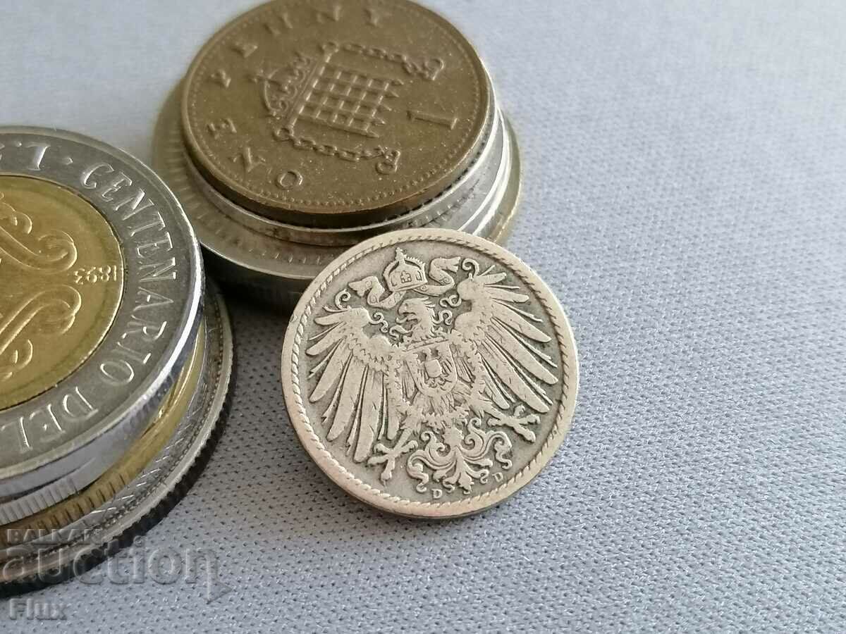 Reich Coin - Germany - 5 Pfennig | 1894; Series D with price 6.75 BGN | € 3.45 Reich Coin - Germany - 5 Pfennig | 1894; Series D with price 6.75 BGN | € 3.45