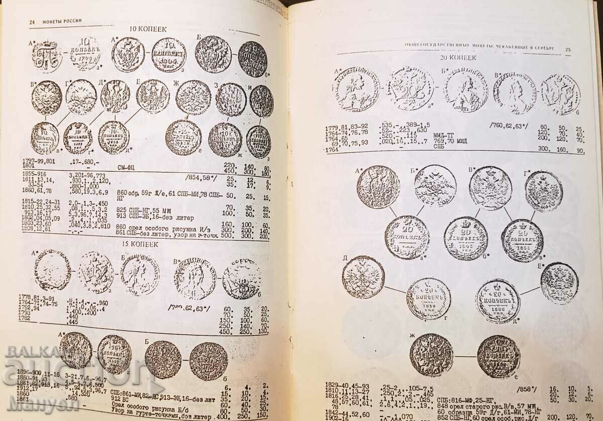 I am selling catalog, Russian coins. with price 29.90 BGN | € 15.29 I am selling catalog, Russian coins. with price 29.90 BGN | € 15.29