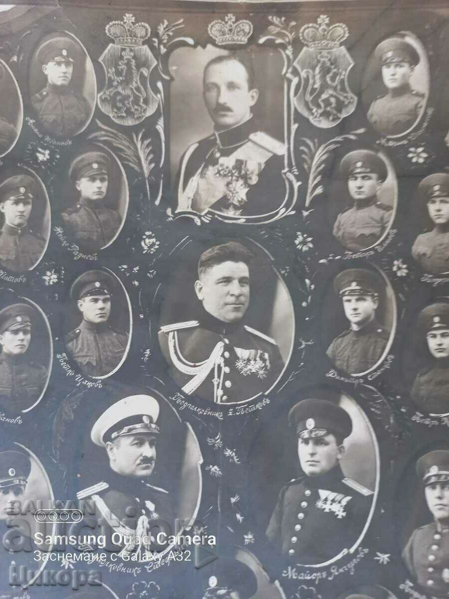 LARGE OLD MILITARY PHOTO OF KING BORIS KINGDOM OF BULGARIA