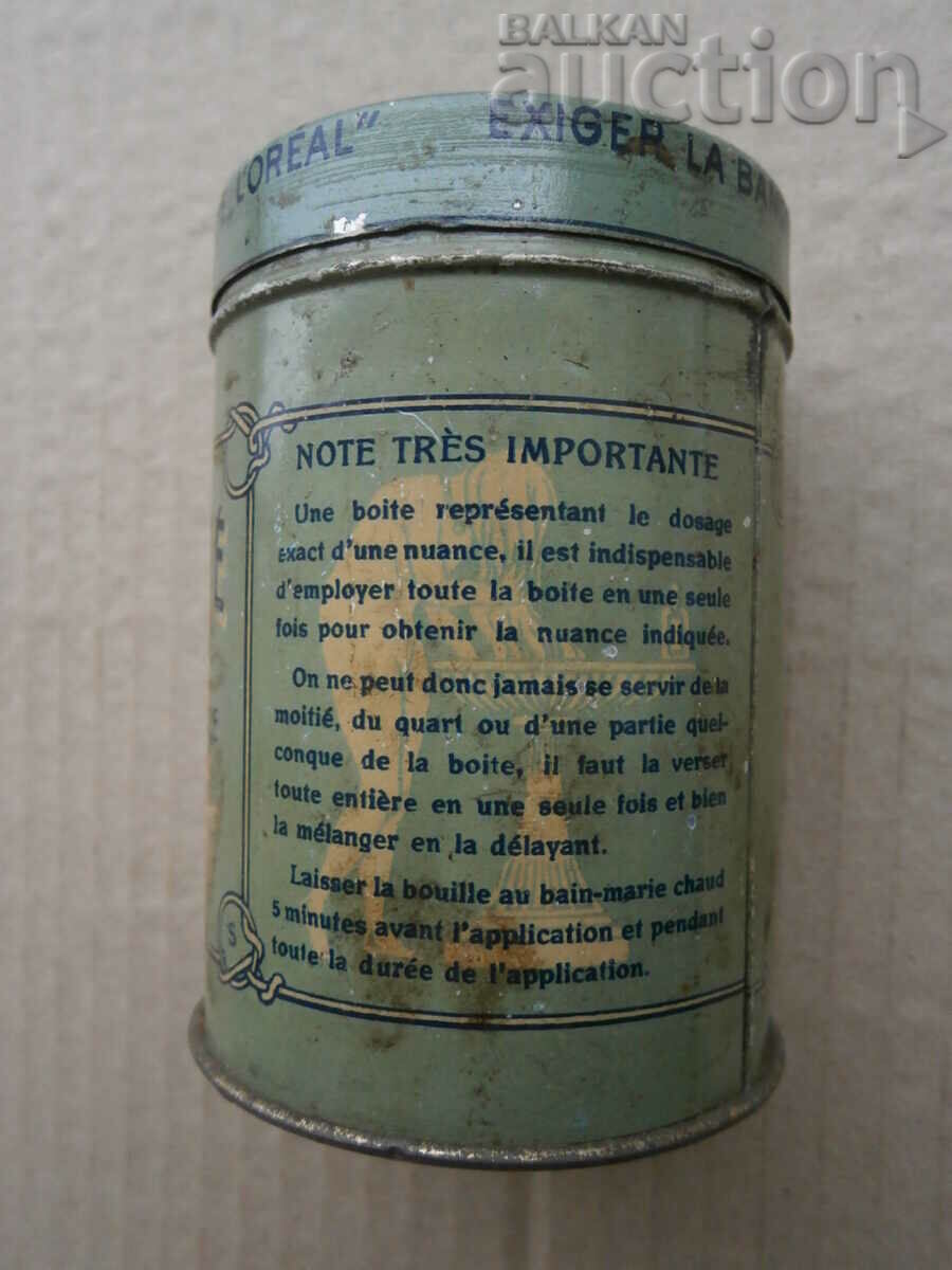 Auction tin can LOREAL HENNE Paris old can box RRRRRRRRR Auction tin can LOREAL HENNE Paris old can box RRRRRRRRR