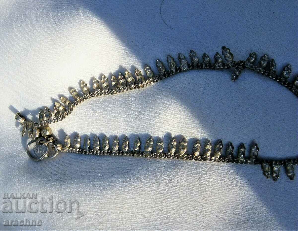 Silver leg bracelet with price 35.00 BGN | € 17.90 Silver leg bracelet with price 35.00 BGN | € 17.90