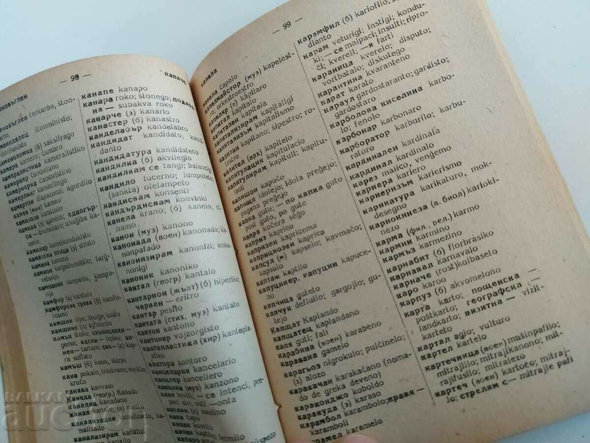 Delivery of COMPLETE BULGARIAN-ESPERANTO DICTIONARY EPERANTO Delivery of COMPLETE BULGARIAN-ESPERANTO DICTIONARY EPERANTO