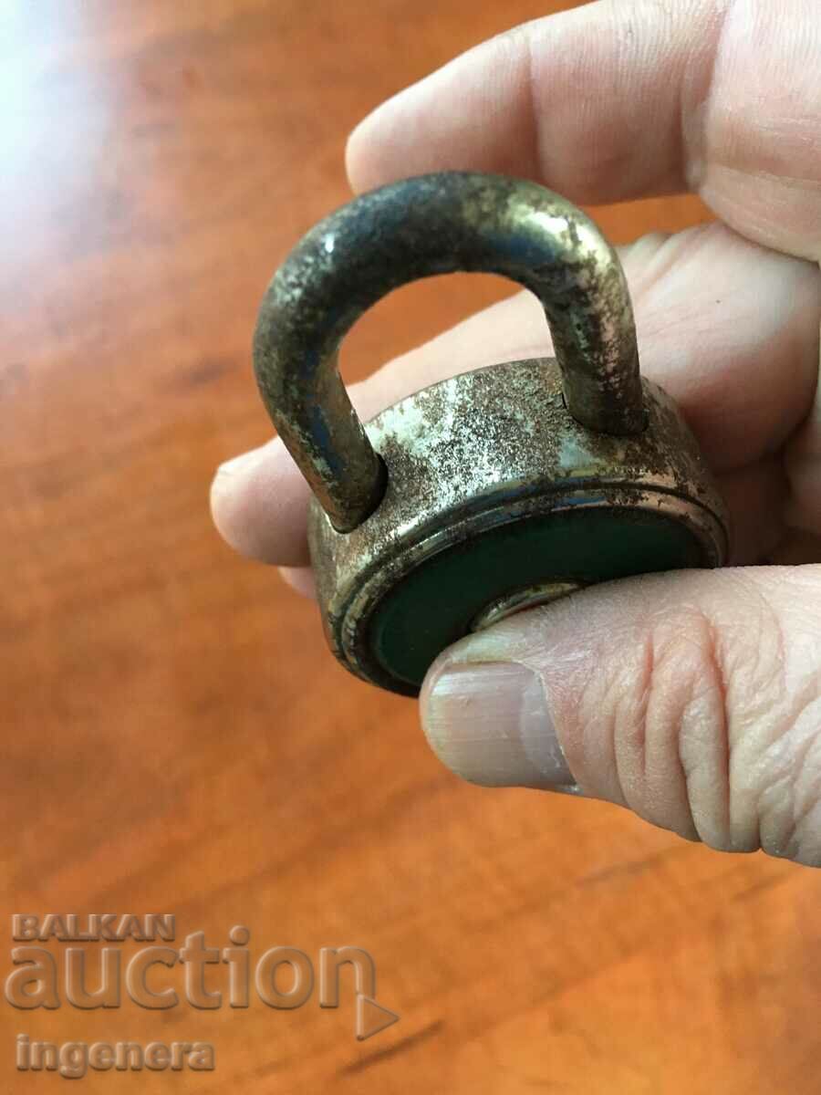PADLOCK SUITCASE PADLOCK ANTIQUE WITHOUT KEY with price 5.00 BGN | € 2.56