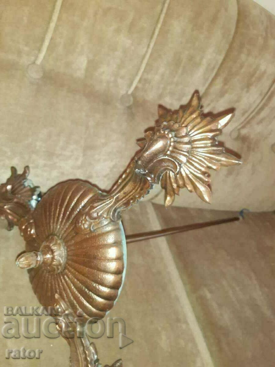 Delivery of Old baroque chandelier, lamp, lighting Delivery of Old baroque chandelier, lamp, lighting