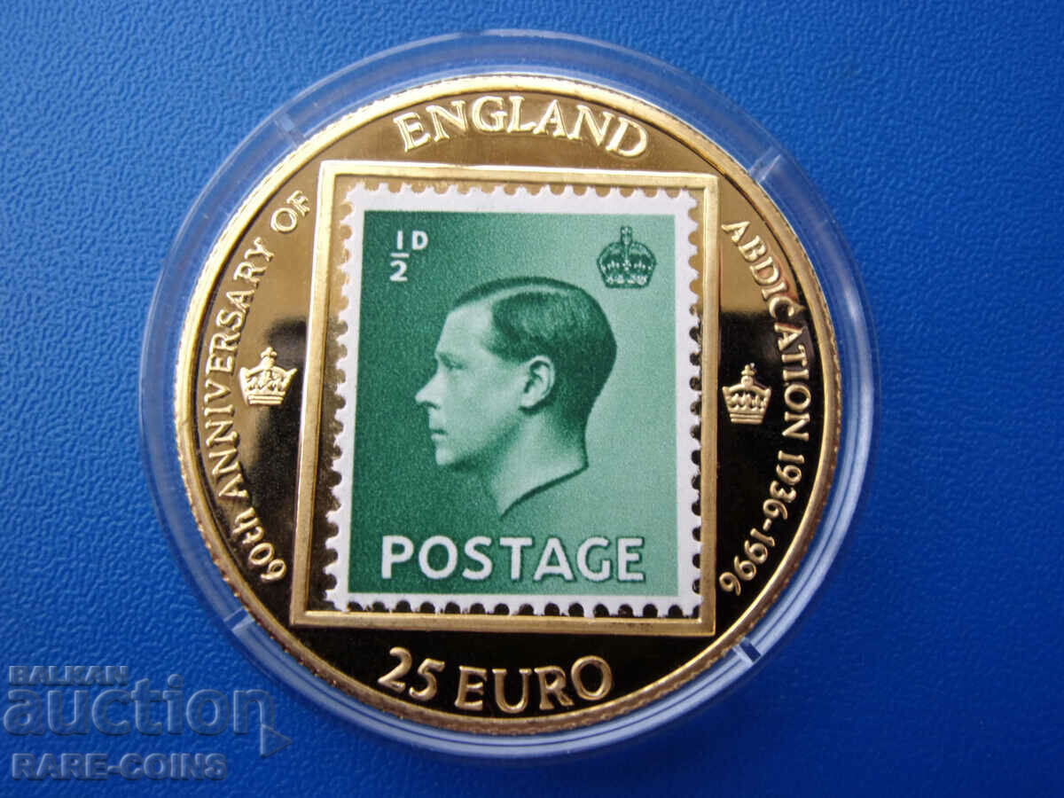 Delivery of England 3 x 25 Euro 1996 UNC PROOF Rare