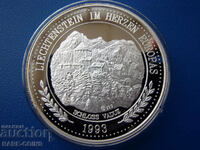 Liechtenstein 20 ECU 1993 UNC PROOF Rar