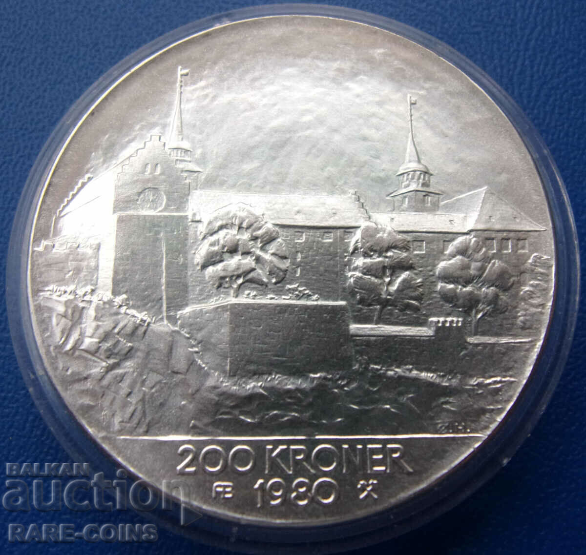 Norway 200 Krone 1980 UNC Πολύ Σπάνιο