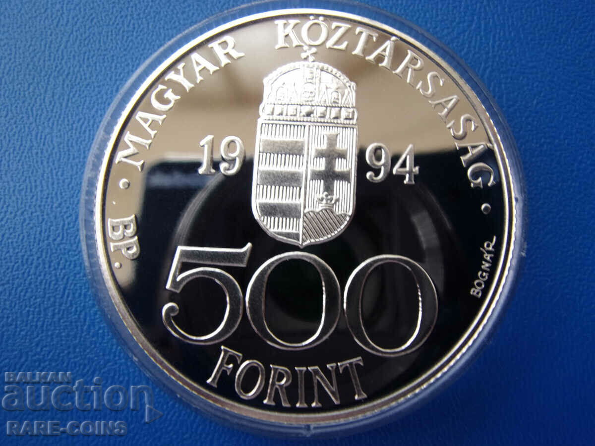 Hungary 500 Forint 1994 UNC PROOF Σπάνιο πρωτότυπο με τιμή € 63.91 | 125.00 BGN