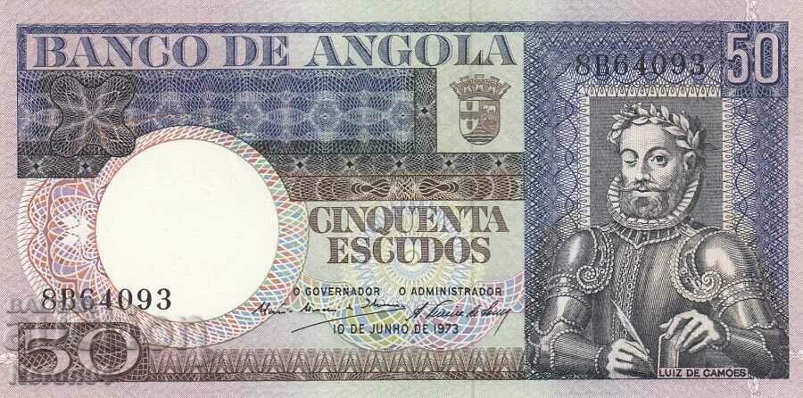 50 ескудо 1973, Ангола